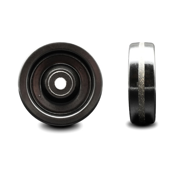 SCC - 4" Phenolic Wheel Only - 1/2" Bore - 600 lbs Capacity